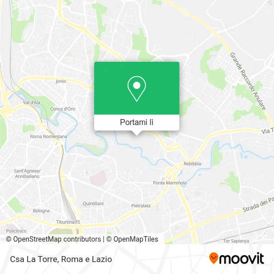 Mappa Csa La Torre