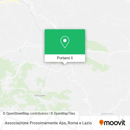 Mappa Associazione Prossimamente Aps