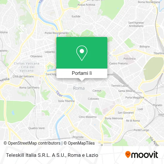Mappa Teleskill Italia S.R.L. A S.U.