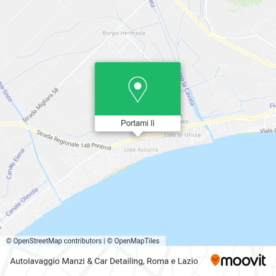 Mappa Autolavaggio Manzi & Car Detailing