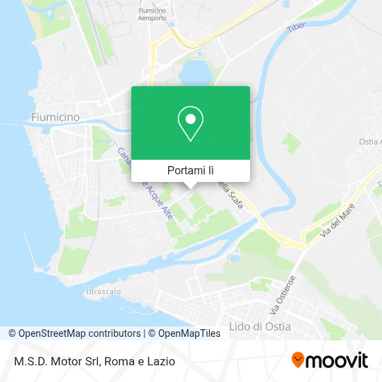 Mappa M.S.D. Motor Srl