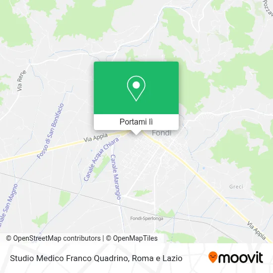 Mappa Studio Medico Franco Quadrino