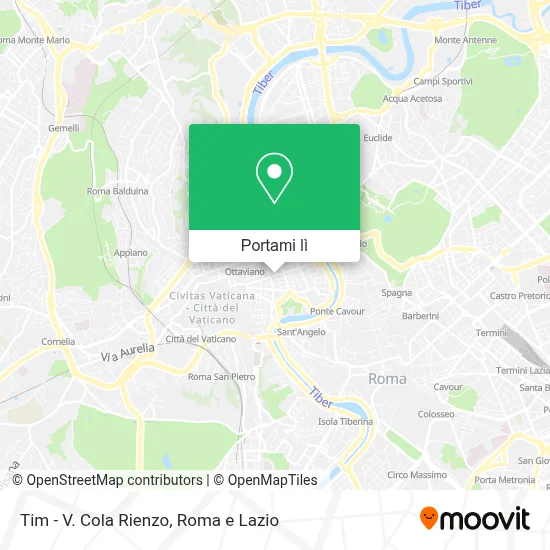 Mappa Tim - V. Cola Rienzo