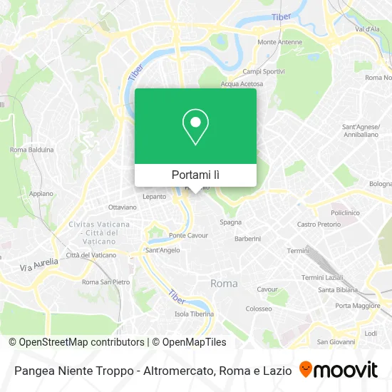 Mappa Pangea Niente Troppo - Altromercato