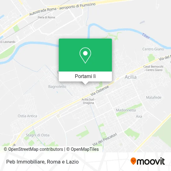 Mappa Peb Immobiliare