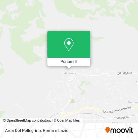 Mappa Area Del Pellegrino