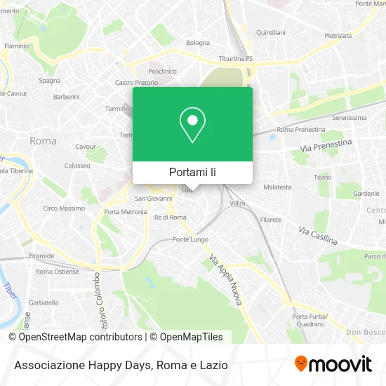 Mappa Associazione Happy Days