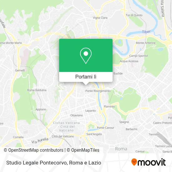 Mappa Studio Legale Pontecorvo
