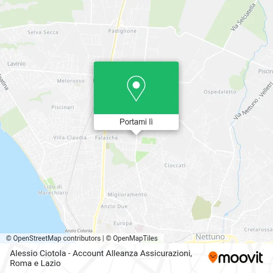 Mappa Alessio Ciotola - Account Alleanza Assicurazioni