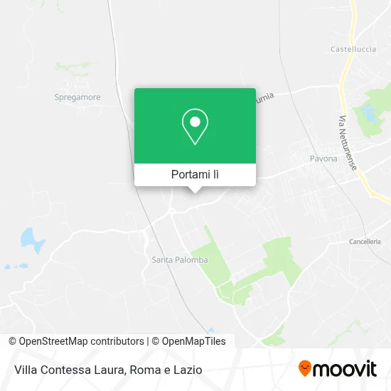 Mappa Villa Contessa Laura