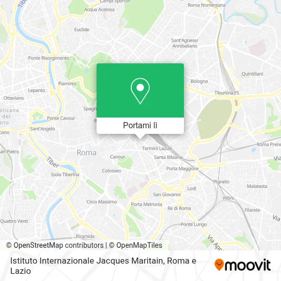 Mappa Istituto Internazionale Jacques Maritain
