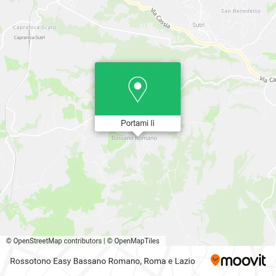 Mappa Rossotono Easy Bassano Romano