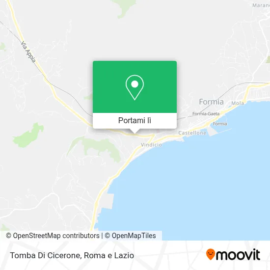 Mappa Tomba Di Cicerone