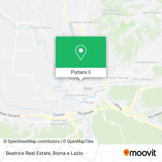 Mappa Beatrice Real Estate