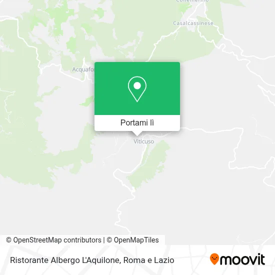 Mappa Ristorante Albergo L'Aquilone
