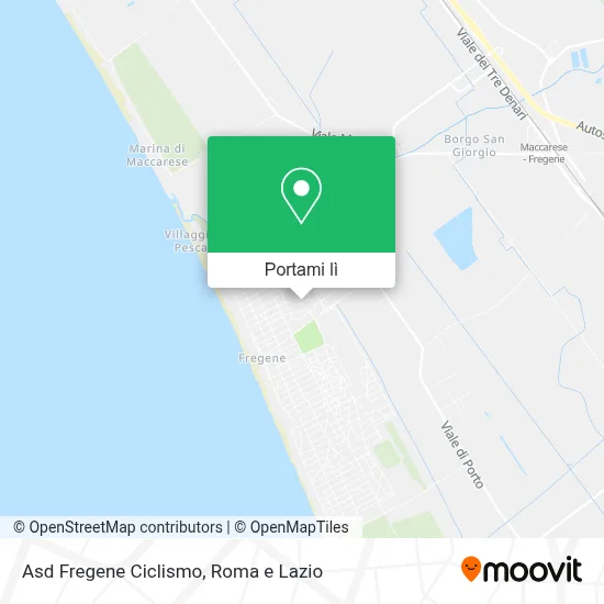 Mappa Asd Fregene Ciclismo