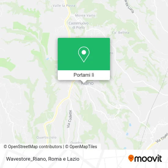Mappa Wavestore_Riano