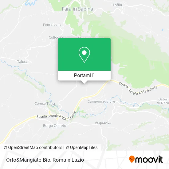 Mappa Orto&Mangiato Bio