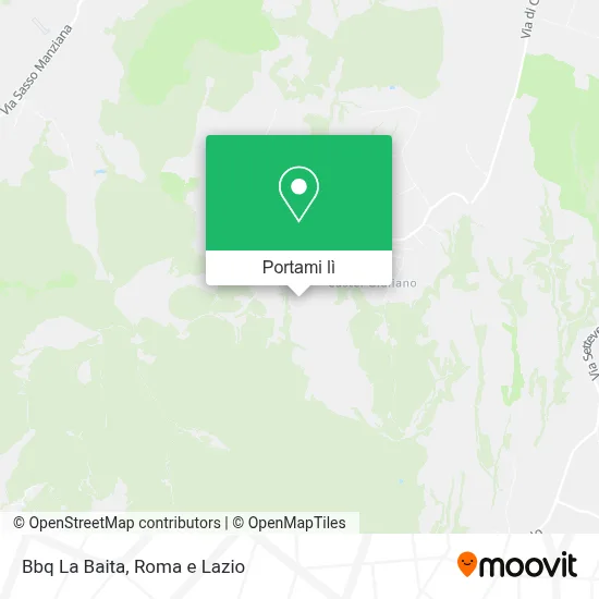 Mappa Bbq La Baita