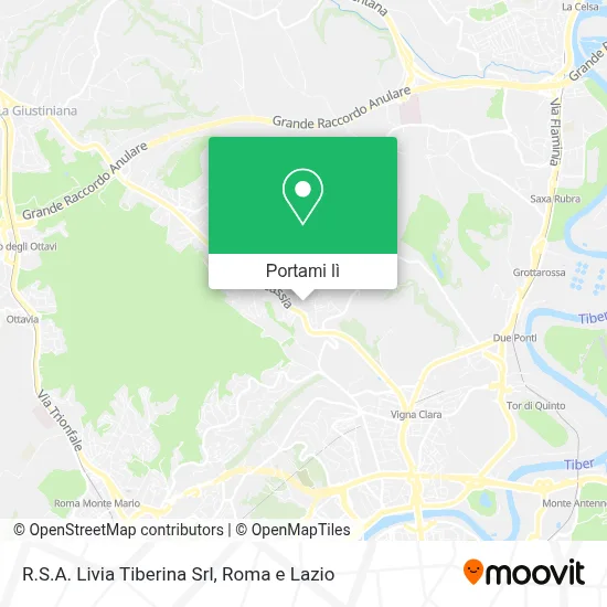 Mappa R.S.A. Livia Tiberina Srl