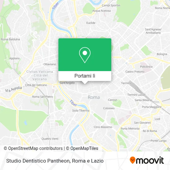 Mappa Studio Dentistico Pantheon
