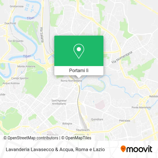 Mappa Lavanderia Lavasecco & Acqua
