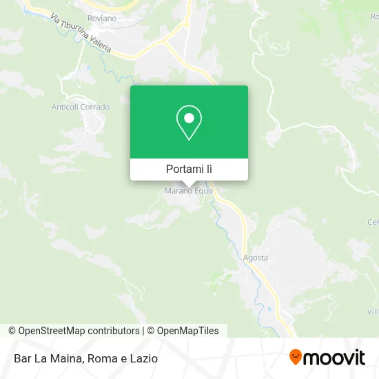 Mappa Bar La Maina