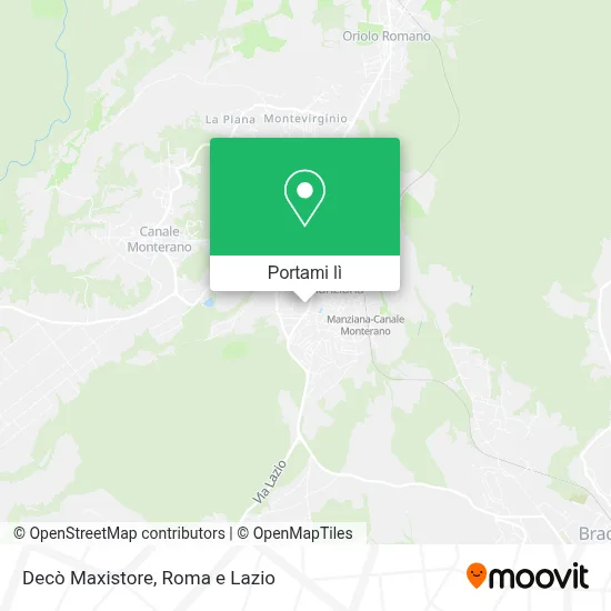 Mappa Decò Maxistore