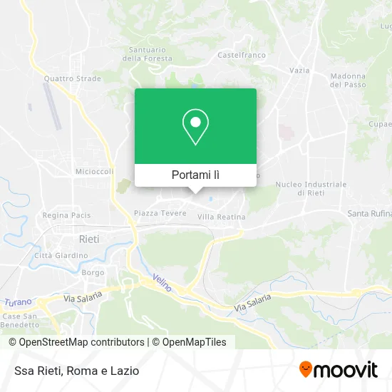Mappa Ssa Rieti