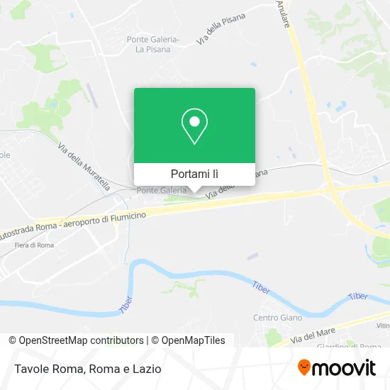 Mappa Tavole Roma