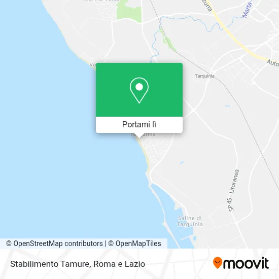 Mappa Stabilimento Tamure