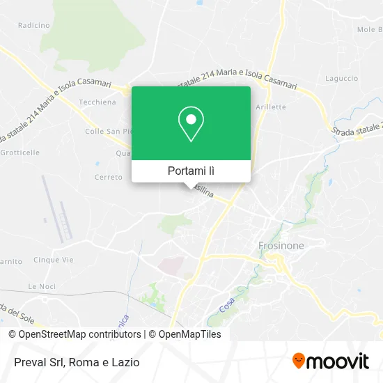 Mappa Preval Srl