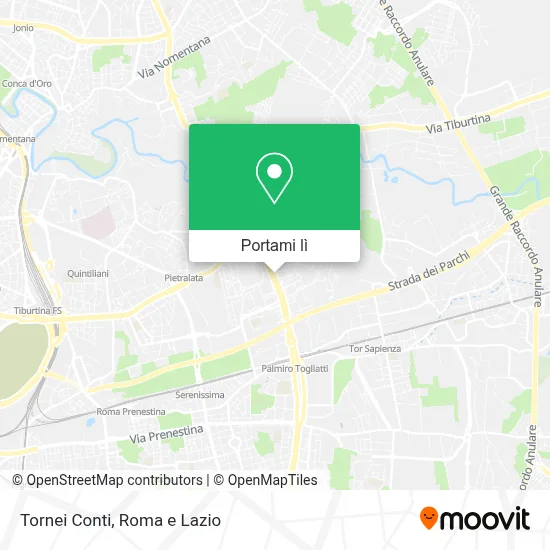 Mappa Tornei Conti