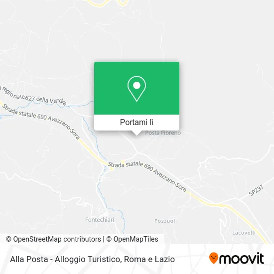 Mappa Alla Posta - Alloggio Turistico