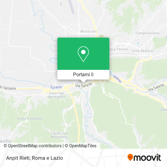 Mappa Anpit Rieti