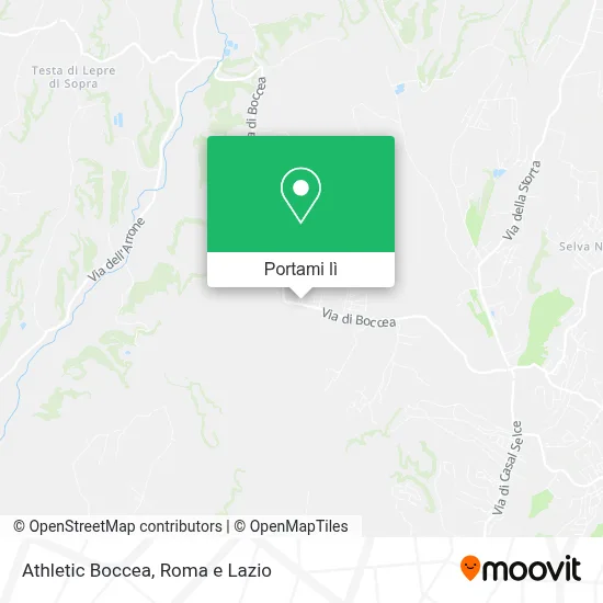 Mappa Athletic Boccea