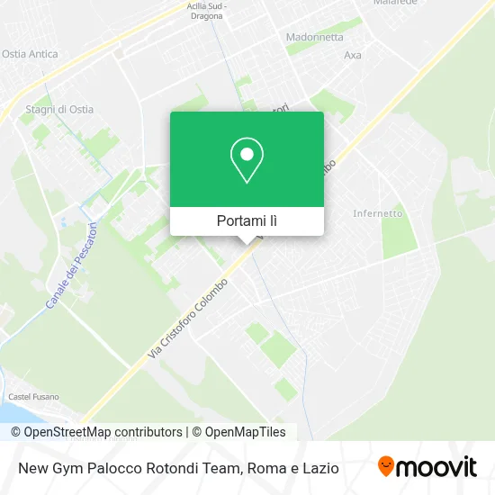 Mappa New Gym Palocco Rotondi Team