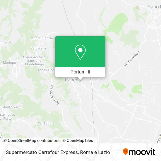Mappa Supermercato Carrefour Express