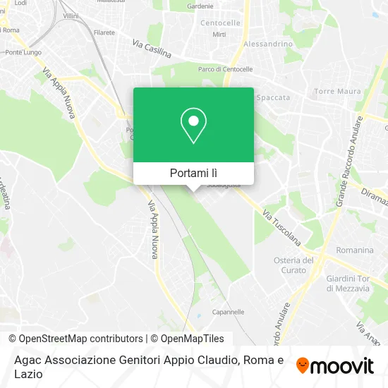 Mappa Agac Associazione Genitori Appio Claudio