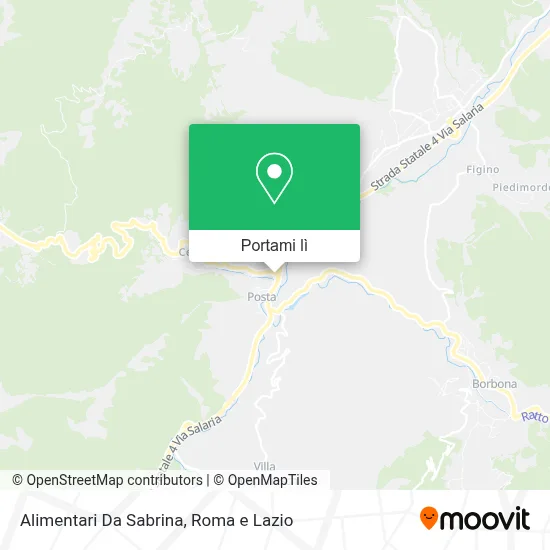 Mappa Alimentari Da Sabrina