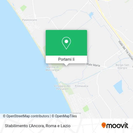 Mappa Stabilimento L'Ancora