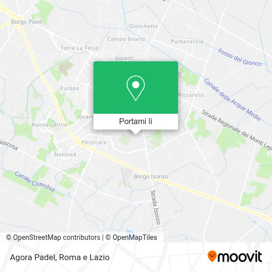 Mappa Agora Padel