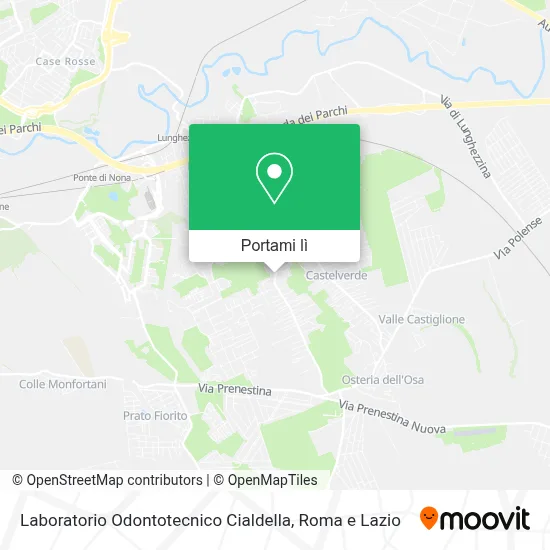 Mappa Laboratorio Odontotecnico Cialdella