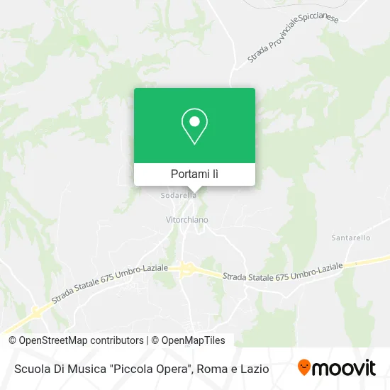 Mappa Scuola Di Musica "Piccola Opera"