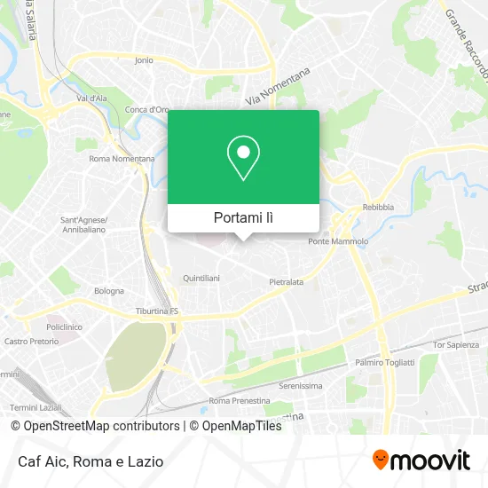 Mappa Caf Aic