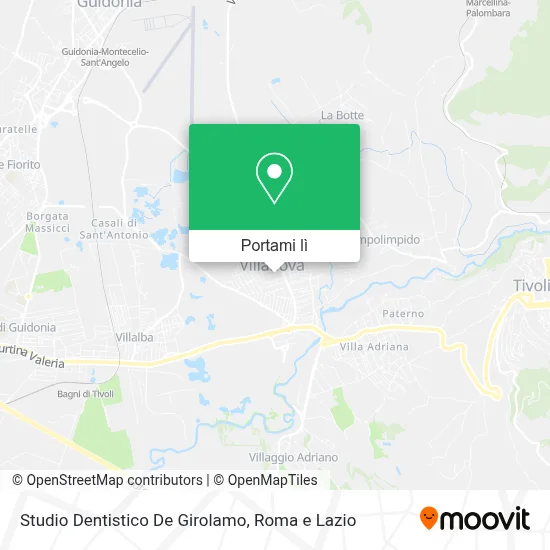 Mappa Studio Dentistico De Girolamo