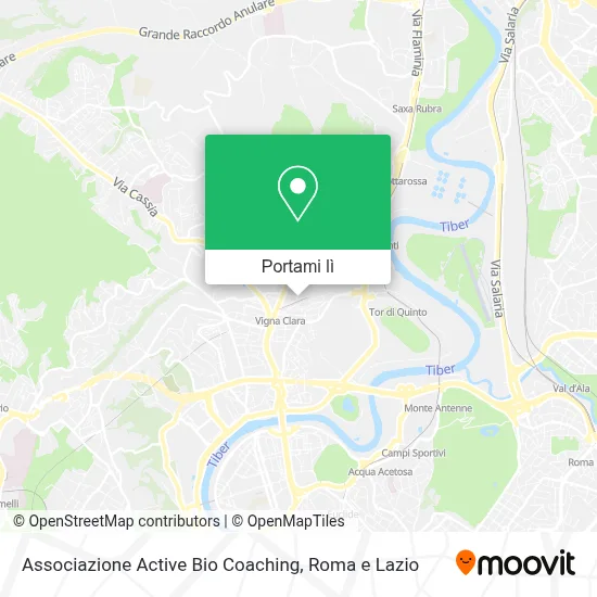 Mappa Associazione Active Bio Coaching