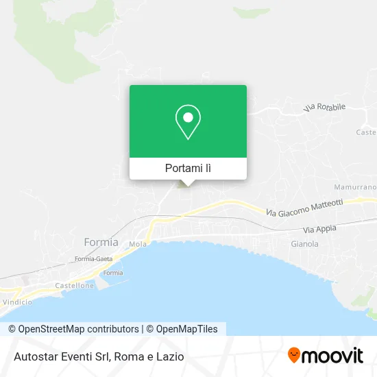 Mappa Autostar Eventi Srl