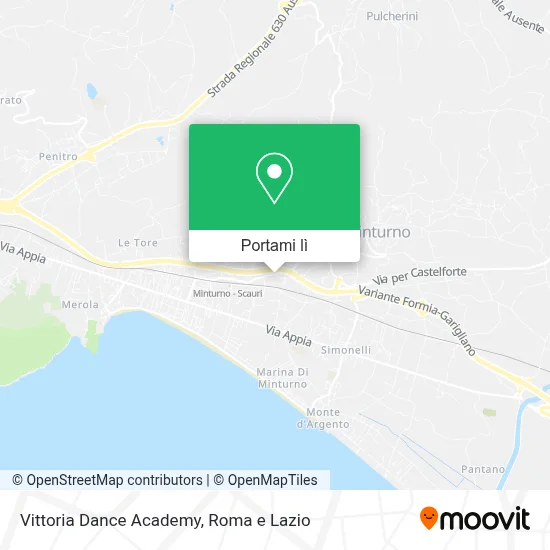 Mappa Vittoria Dance Academy