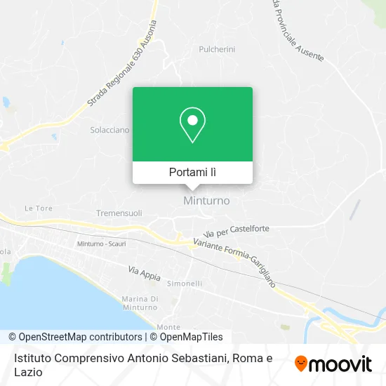 Mappa Istituto Comprensivo Antonio Sebastiani